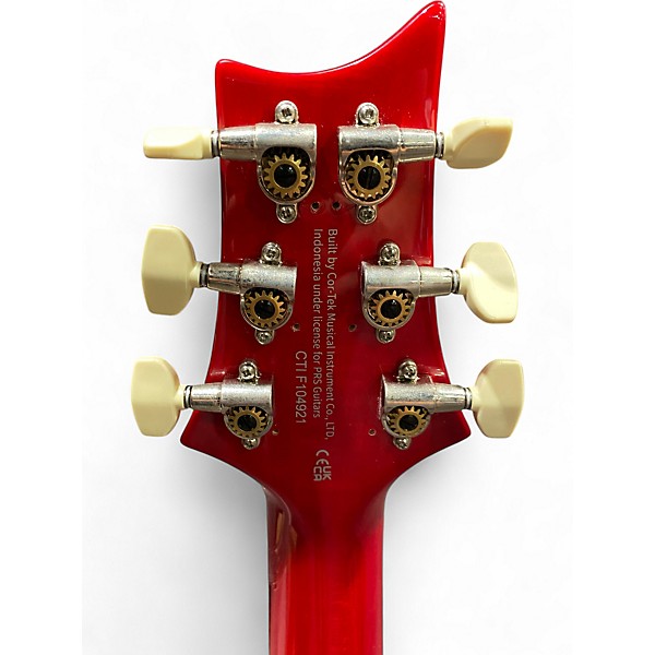 Used PRS SE Custom 24 Ruby Solid Body Electric Guitar