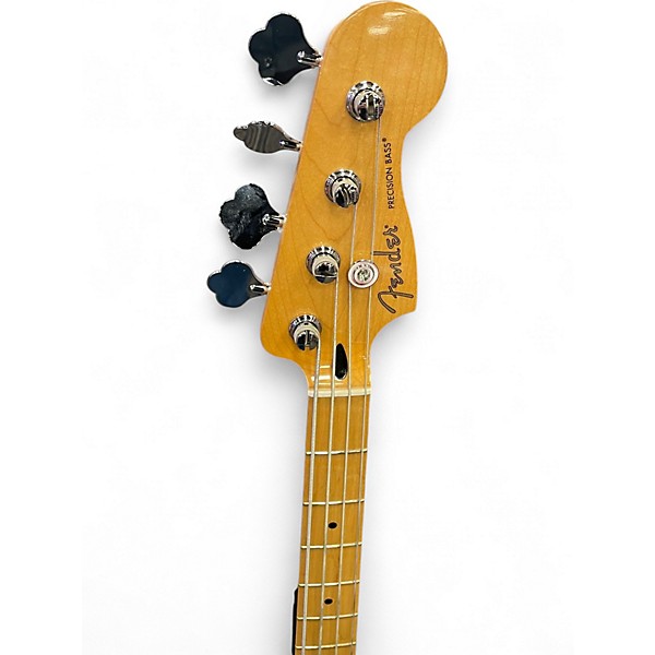 Used 2021 Fender Player Precision Bass TIDE POOL Electric Bass Guitar