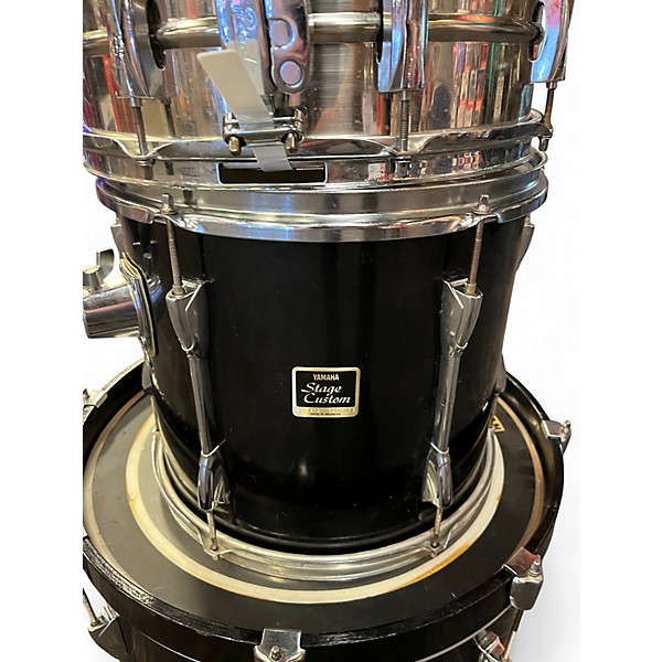 Used 2020s Yamaha 5 Piece Stage Custom Black Drum Kit