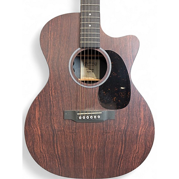 Used Martin GPC-X1E X Series HPL Rosewood Natural Acoustic Electric Guitar