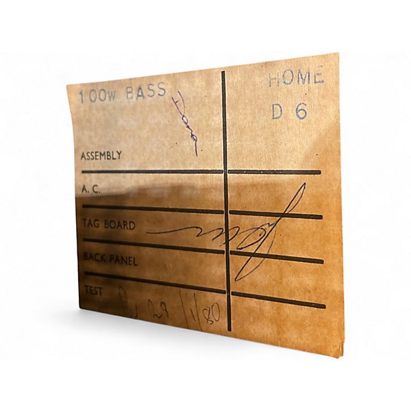 Vintage 1980 Marshall 1992 JMP Super Bass Tube Guitar Amp Head