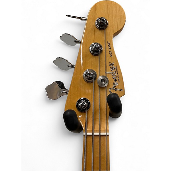 Used Fender American Professional II Jazz Bass Mystic Surf Green Electric Bass Guitar