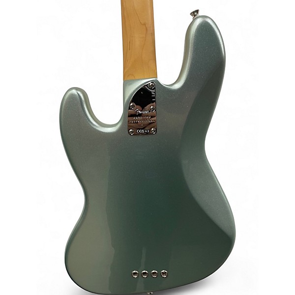 Used Fender American Professional II Jazz Bass Mystic Surf Green Electric Bass Guitar