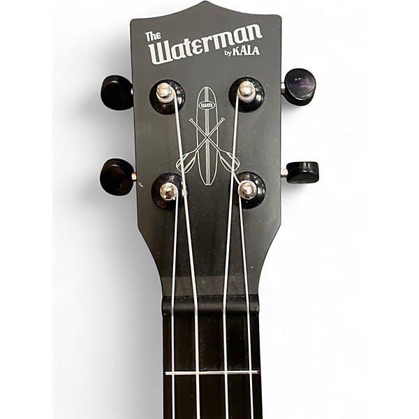 Used Kala Waterman ukulele  Black Ukulele