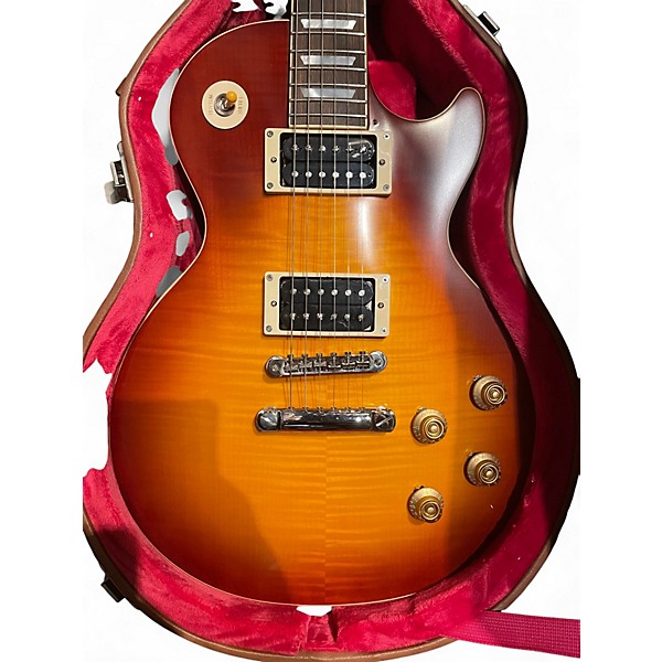 Used Epiphone Inspired By Gibson 1959 Les Paul Factory Burst Solid Body Electric Guitar