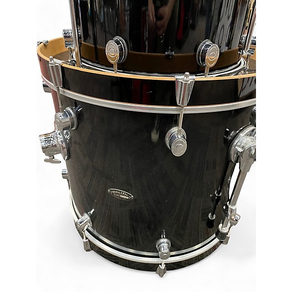 Used PDP by DW 7 Piece LX Series Black Drum Kit