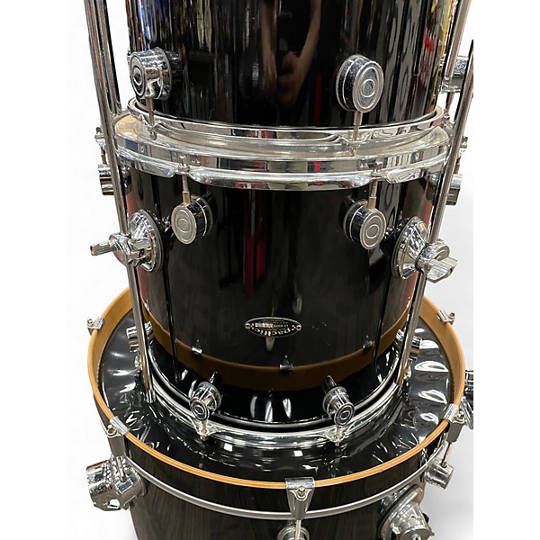 Used PDP by DW 7 Piece LX Series Black Drum Kit