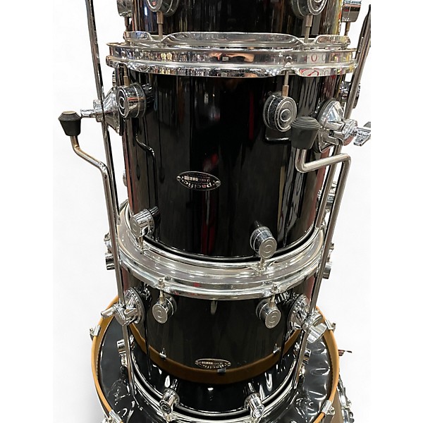 Used PDP by DW 7 Piece LX Series Black Drum Kit