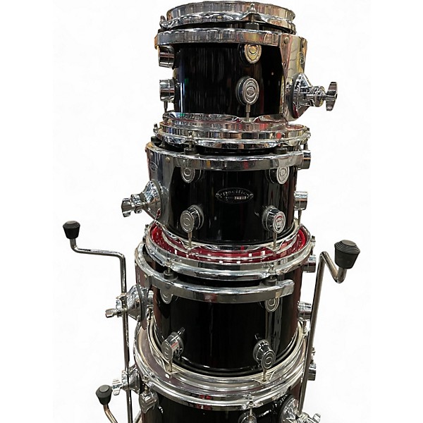 Used PDP by DW 7 Piece LX Series Black Drum Kit