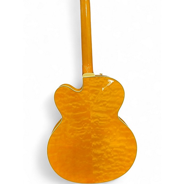 Used Samick Lasalle  Yellow Hollow Body Electric Guitar