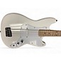 Used Squier Bronco Olympic White Electric Bass Guitar