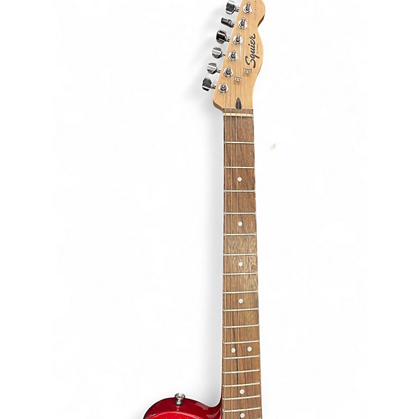 Used Squier Bullet Telecaster RED SPARKLE Solid Body Electric Guitar