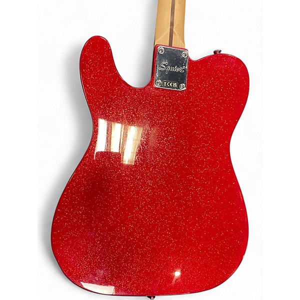 Used Squier Bullet Telecaster RED SPARKLE Solid Body Electric Guitar