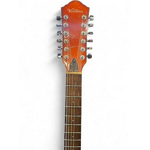 Used Ventura V-25 Sunburst 12 String Acoustic Guitar
