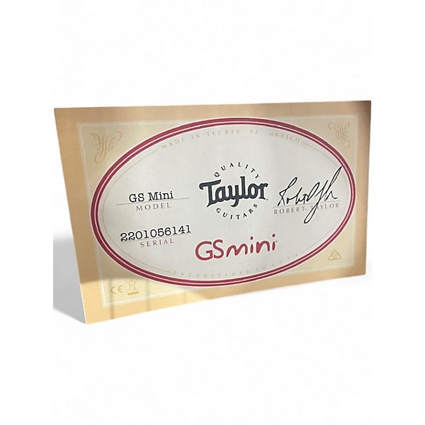 Used Taylor GS MINI SAPELE Natural Acoustic Guitar