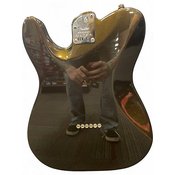 Used Fender American Ultra Telecaster Texas Tea Solid Body Electric Guitar