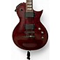 Used ESP Original Eclipse CTM Trans Crimson Red Solid Body Electric Guitar