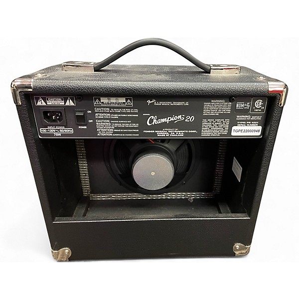 Used Fender Champion 20 Guitar Combo Amp