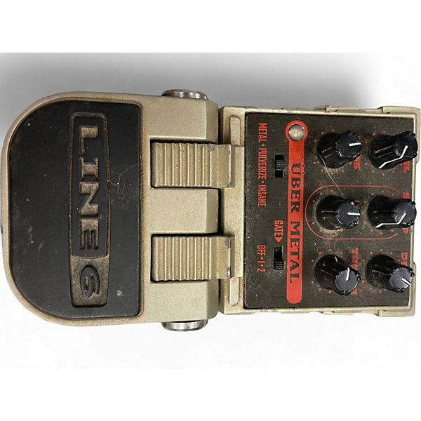 Used Line 6 Tonecore Uber Metal Heavy Distortion Effect Pedal