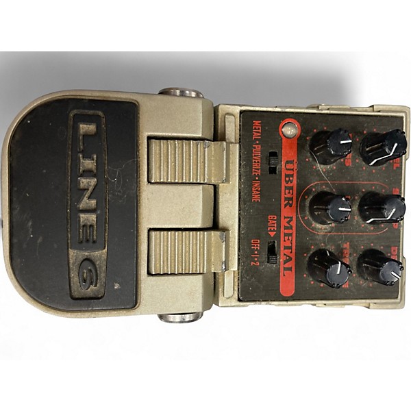 Used Line 6 Tonecore Uber Metal Heavy Distortion Effect Pedal