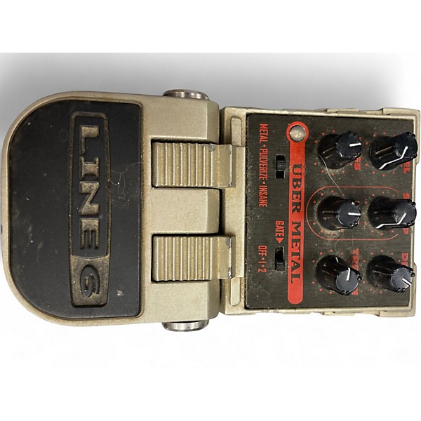 Used Line 6 Tonecore Uber Metal Heavy Distortion Effect Pedal