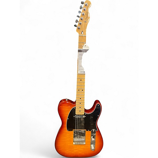 Used Fender Limited Edition Player Telecaster Plus Top Sienna Sunburst Solid Body Electric Guitar