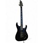 Used Schecter Guitar Research C1 FR-S SLS Elite Evil Twin Satin Black Solid Body Electric Guitar thumbnail