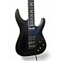 Used Schecter Guitar Research C1 FR-S SLS Elite Evil Twin Satin Black Solid Body Electric Guitar
