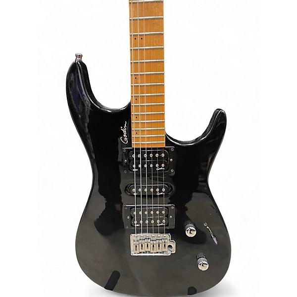Used Godin Freeway Classic Black Solid Body Electric Guitar