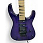 Used Jackson JS34Q Dinky Trans Purple Solid Body Electric Guitar