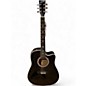 Used Esteban Black and Silver BLACK Acoustic Electric Guitar thumbnail