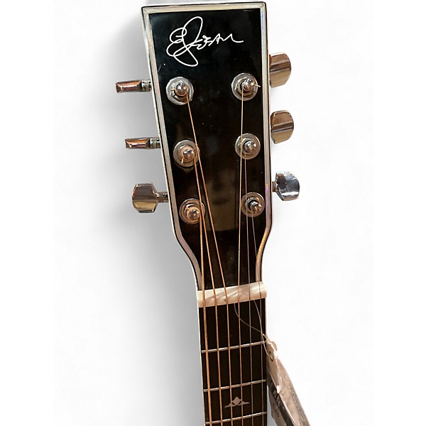 Used Esteban Black and Silver BLACK Acoustic Electric Guitar