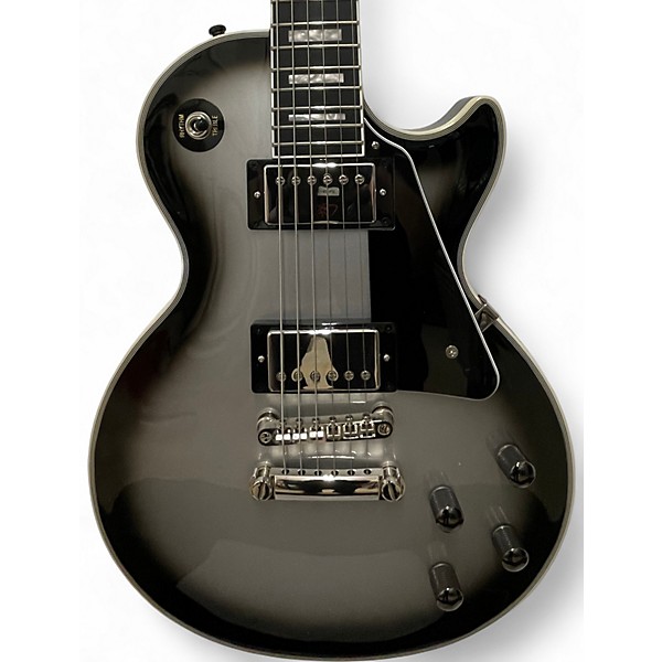 Used Epiphone Les Paul Custom Silverburst Solid Body Electric Guitar