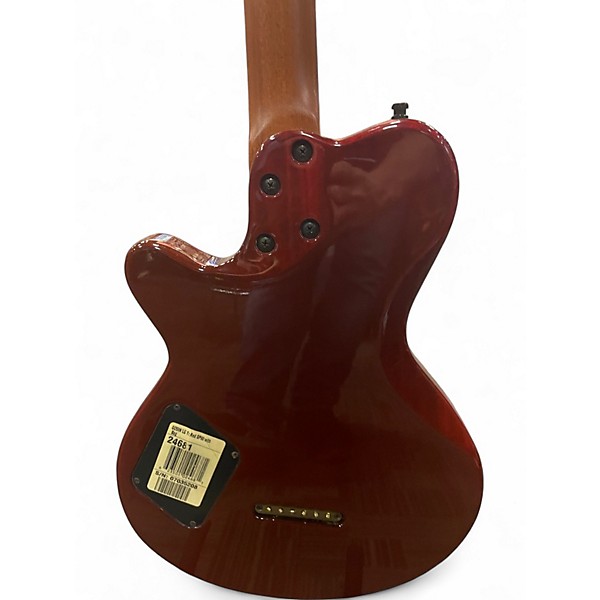 Used Godin LG SP90 Candy Apple Red Solid Body Electric Guitar