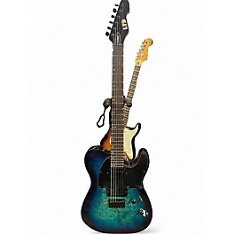 Used ESP LTD TE-2000X Blue Burst Solid Body Electric Guitar