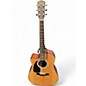 Used Fender CD100CE LEFT HANDED Natural Acoustic Electric Guitar thumbnail