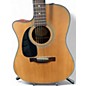 Used Fender CD100CE LEFT HANDED Natural Acoustic Electric Guitar