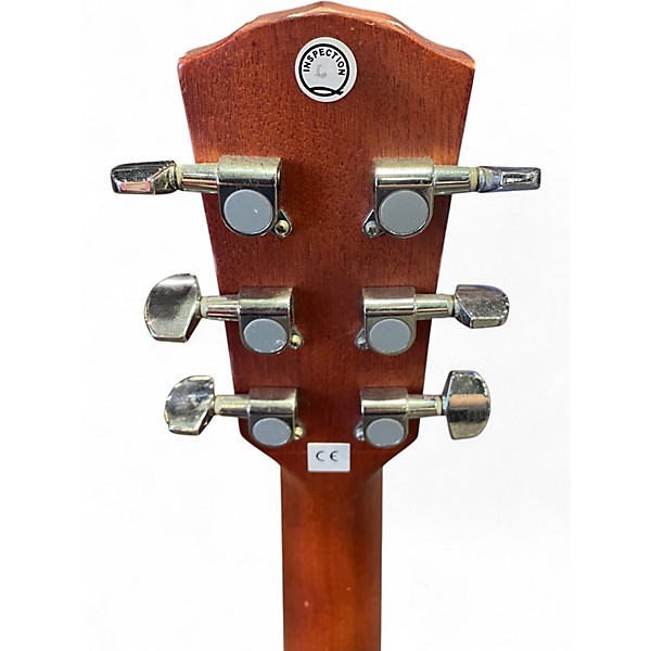 Used Fender CD100CE LEFT HANDED Natural Acoustic Electric Guitar