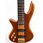 Used Schecter Guitar Research Stiletto Studio 5 String Left Handed Satin Honey Electric Bass Guitar