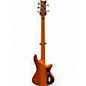 Used Schecter Guitar Research Stiletto Studio 5 String Left Handed Satin Honey Electric Bass Guitar