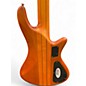 Used Schecter Guitar Research Stiletto Studio 5 String Left Handed Satin Honey Electric Bass Guitar