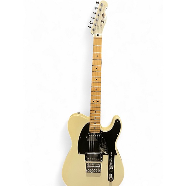 Used Squier Telecaster Classic White Solid Body Electric Guitar