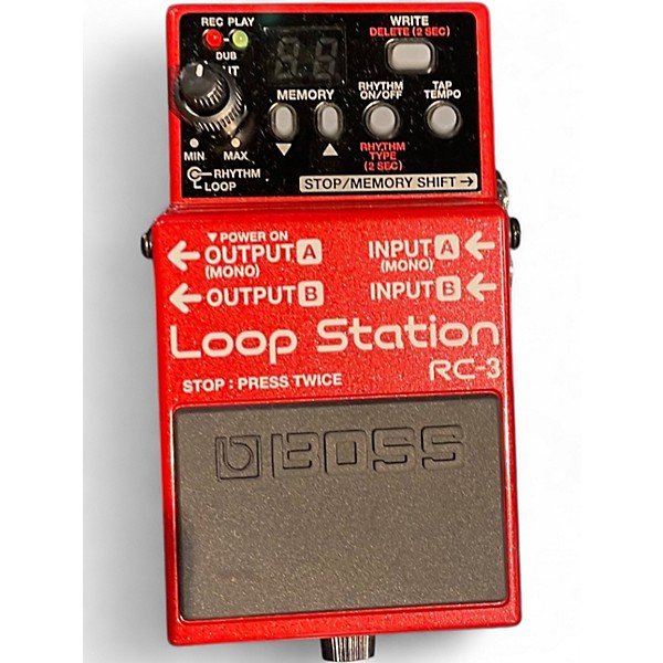 Used BOSS RC3 Loop Station Pedal