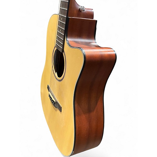 Used Crafter Guitars HD100CE Natural Acoustic Electric Guitar