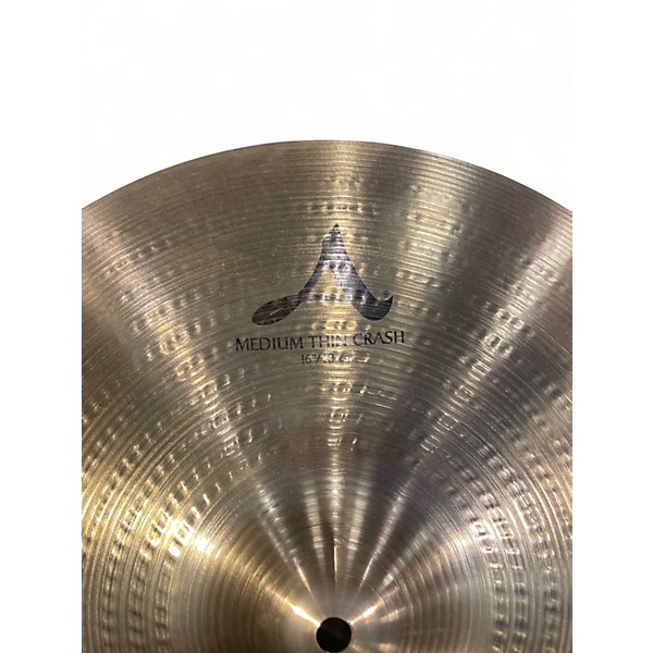 Used Zildjian 16in A Series Medium Thin Crash Cymbal
