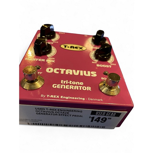 Used T-Rex Engineering Octavius Octave Generator Effect Pedal