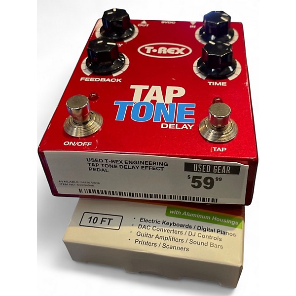 Used T-Rex Engineering Tap Tone Delay Effect Pedal