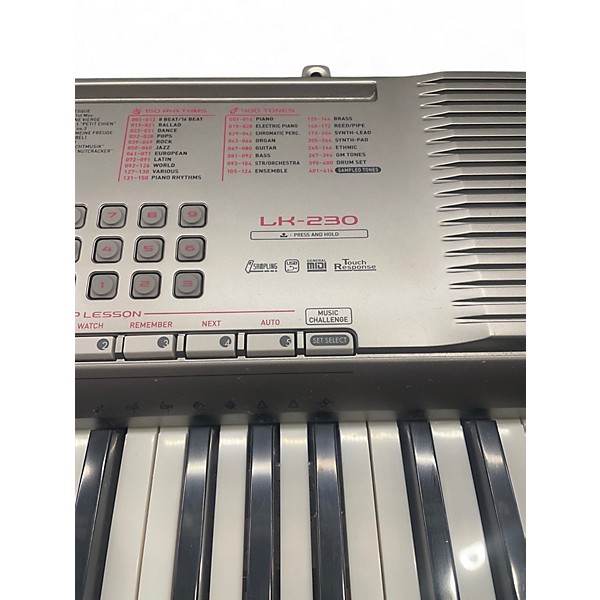 Used Casio LK230 61-Key Portable Keyboard