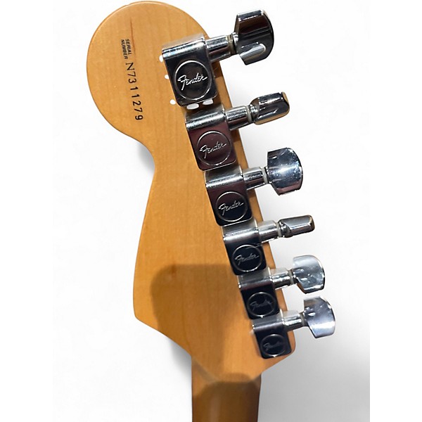 Used Fender American Standard Stratocaster Inca Silver Solid Body Electric Guitar