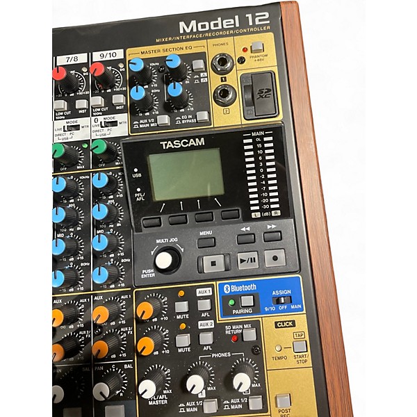 Used TASCAM MODEL 12 Powered Mixer